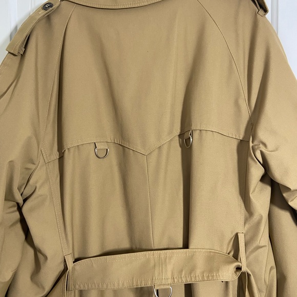 Vintage Mercedes Khaki/Tan Mid-Length Trench Coat - Picture 9 of 15